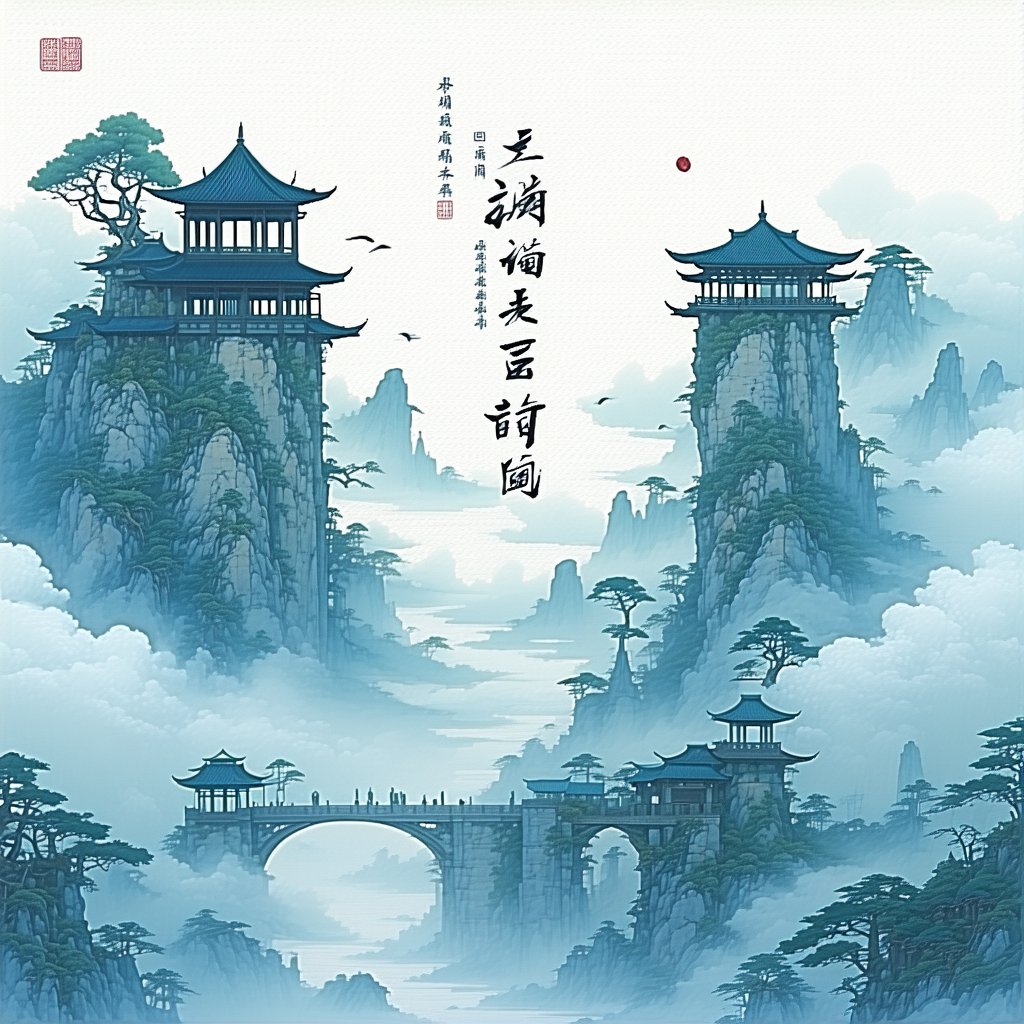 风日薄、度墙啼鸟声乱。 Poster