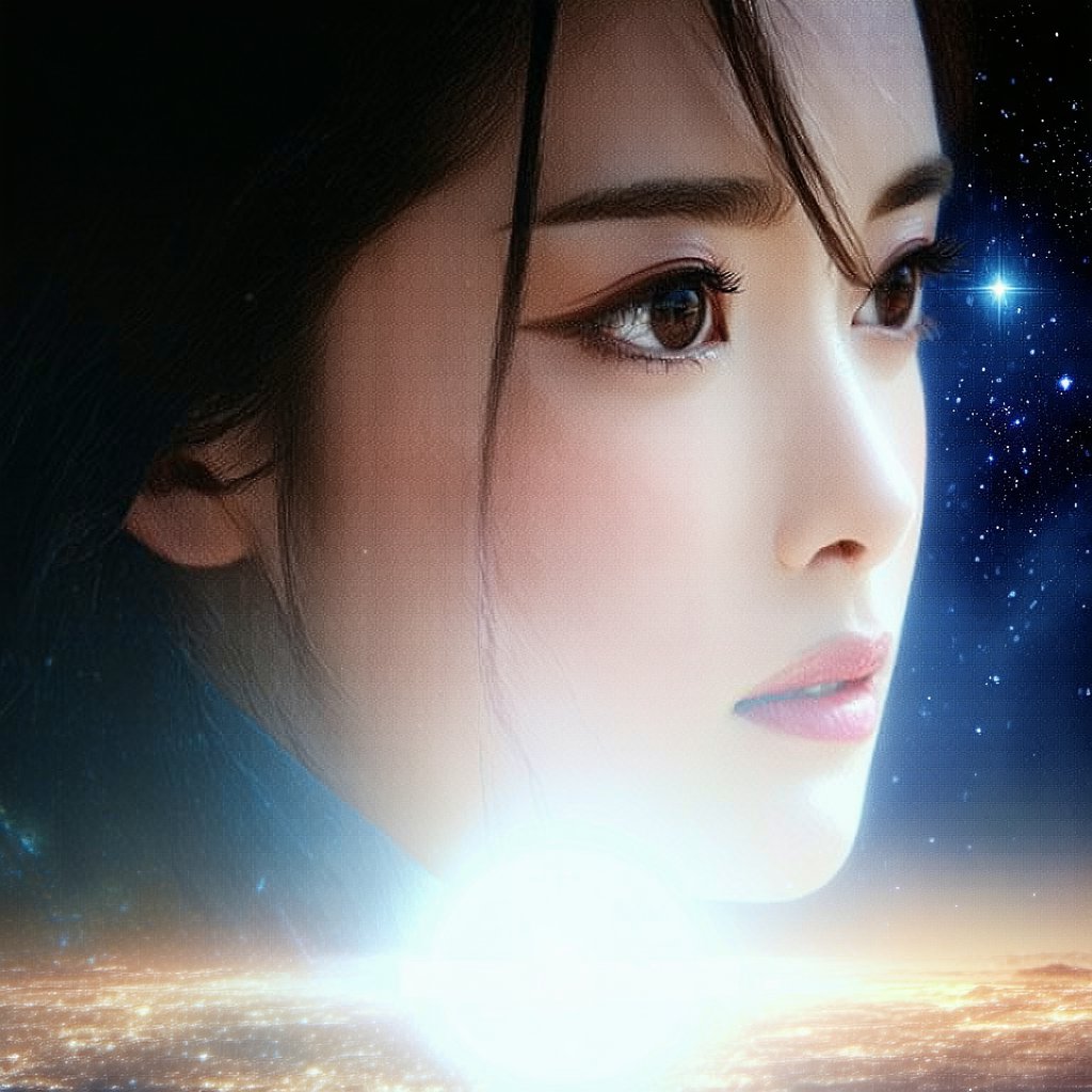 卧看牵牛织女星，月转过梧桐树影。 Poster