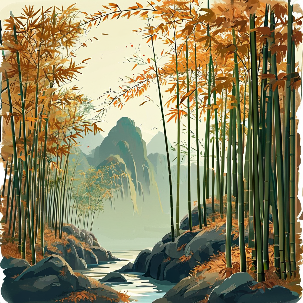 秋声万户竹，寒色五陵松。